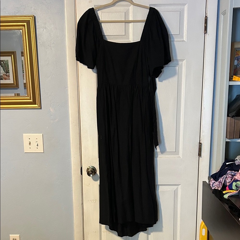 a new day Black Midi Dress
